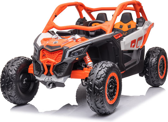 Can Am Maverick UTV Buggy Διθέσιο με Τηλεκοντρόλ Τύπου 24 Volt Πορτοκαλί