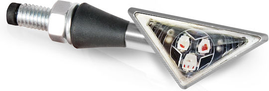 Barracuda Blitzlicht Motorrad Silber LED 2Stück