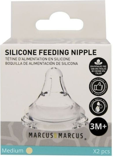 Marcus & Marcus Babyflaschensauger für 3+ Monate 2Stück