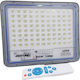 Jortan Waterproof Solar LED Floodlight 400W Cold White 6500K with Remote Control IP66