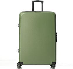 Verage Freeland Μεγάλη Βαλίτσα με ύψος 75cm Spinner σε Πράσινο χρώμα
