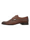 Guy Laroche Men's Leather Dress Shoes Cognac