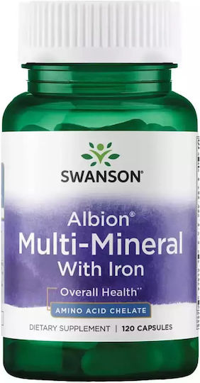 Swanson Albion Multi-Mineral With Iron 120 капси