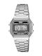 Q&Q Digital Men's Watch 34mm Battery with Silver Metal Bracelet