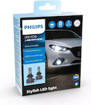 Philips Λάμπες Αυτοκινήτου Ultinon Pro 3022 H11 / H16 / H8 LED 6000K Ψυχρό Λευκό 12V / 24V 2τμχ