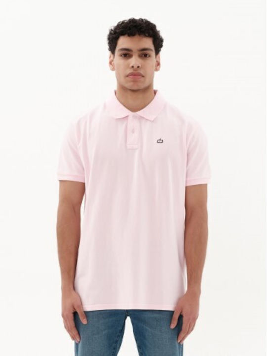 Emerson Ανδρική Μπλούζα Polo Κοντομάνικη Ροζ