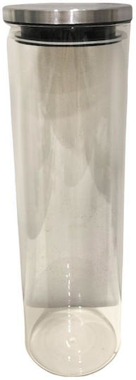 Max Home Glass Pasta Jar with Lid Transparent 2200ml