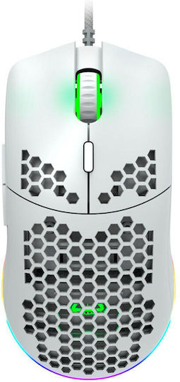 Canyon Puncher GM-11 RGB Геймърска Мишка 4200 DPI Бял