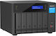 QNap TVS-h674 Dateiserver Turm mit 6 Festplattenschächte für HDD/M.2/SSD und 2 Ethernet-Ports