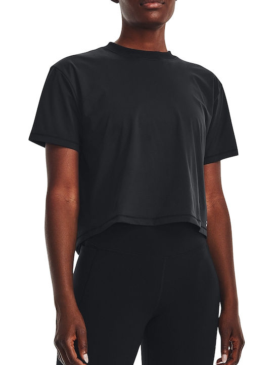 Under Armour Meridian Women's Athletic T-shirt Fast Drying Black