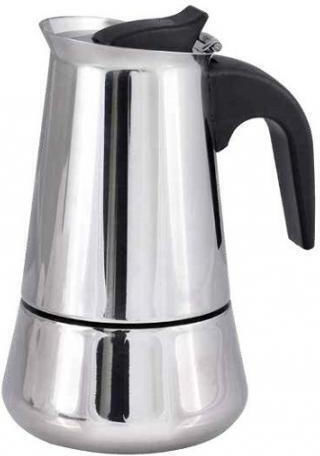 Belogia 085001 Stovetop Espresso Pot for 2Cups Silver