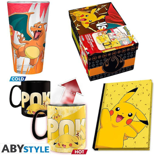 Abysse Pikachu Cană Ceramică Multicoloră 3buc