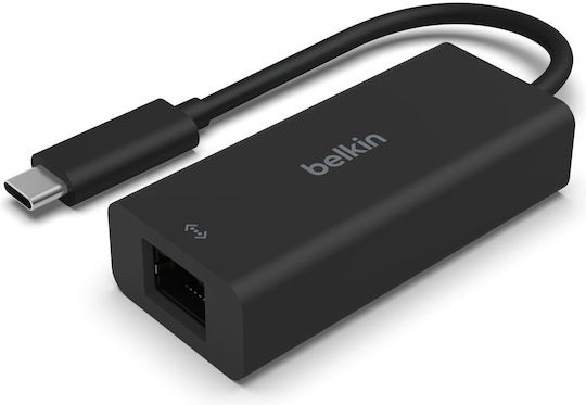 Belkin INC012BTBK Αντάπτορας Δικτύου USB-C με Ενσύρματη Σύνδεση Ethernet
