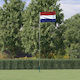 Flagge der Niederlande Polyester mit einem Einsatz 5,55 m. aus Aluminium