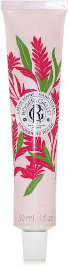 Roger & Gallet Ενυδατική Κρέμα για Σκασμένα Χέρια Gingembre Rouge 30ml