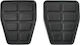 Car Pedal Set Non Slip for Audi 80 / 90 from Rubber Black 2pcs