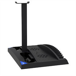 iPega P5013B Stand und Zubehör für PS5 in Schwarz Farbe