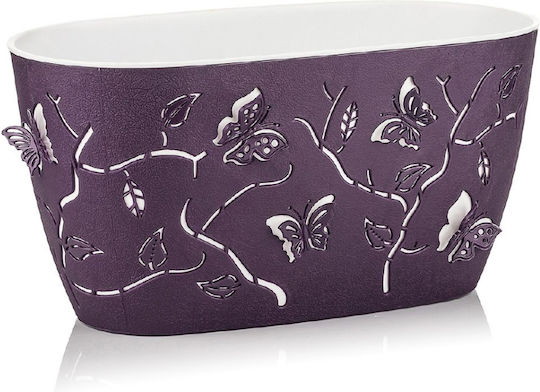 Viosarp Viosarp Kunststoff Blumenkasten Lila 47x47x14,5cm