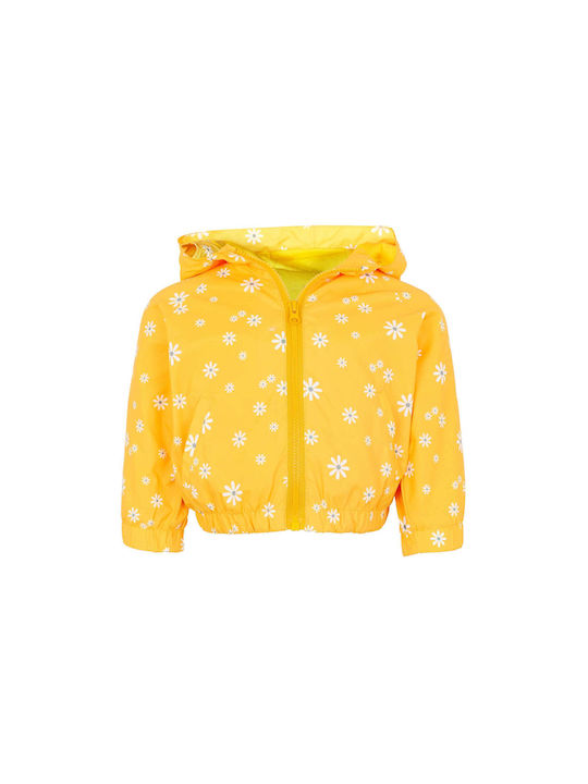 Losan Kids Casual Jacket Short with Hood Yellow