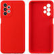 Idol 1991 Velvet Elite 4 Side Camera Guard Back Cover Silicon Roșu (Galaxy A23 4G / Galaxy A23 5G)