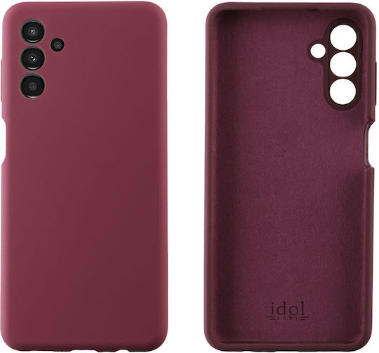 Idol 1991 Velvet Elite 4 Side Camera Guard Задна корица Силикон Бордо (A04S)