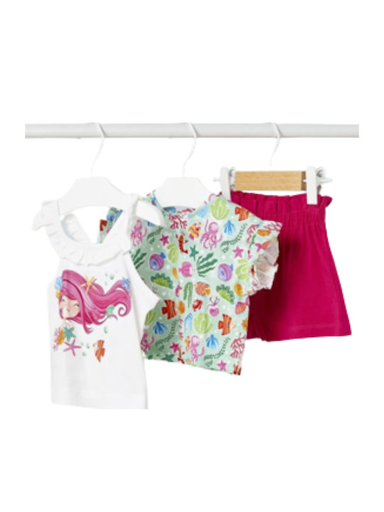 Mayoral Kinder-Set mit Shorts Sommer 3Stück Meh...