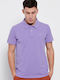 FBM007-00111 Polo Short Sleeve Blouse Lavender
