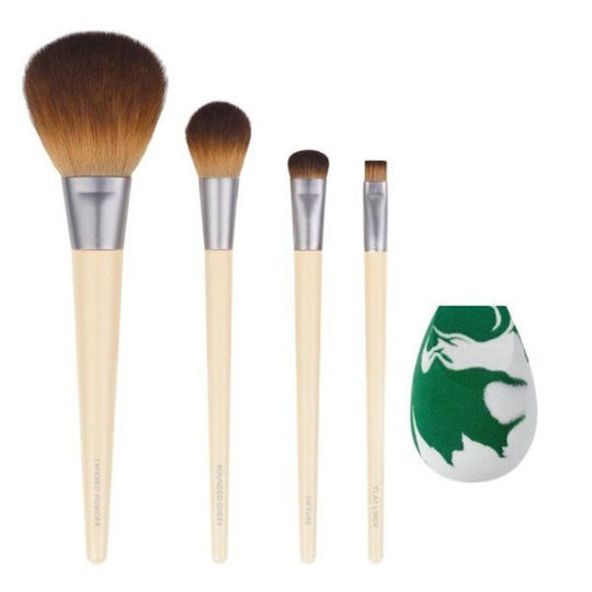 EcoTools Σετ με Πινέλα και Σφουγγαράκια Μακιγιάζ Best Basics The Core Five 4τμχ
