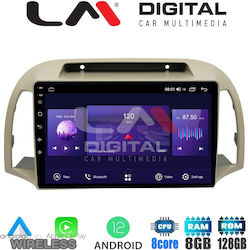 LM Digital Car Audio System for Nissan Micra 2002-2007 (Bluetooth/USB/WiFi/GPS/Apple-Carplay) with Touch Screen 9"