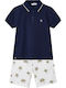 Kids' Set with Shorts Summer 2pcs Navy Blue