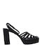 Leder Sandalen Schwarz