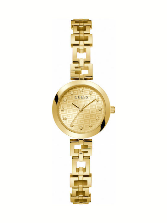 Guess Lady G Γυναικείο Ρολόι 26mm Μπαταρίας με Χρυσό Μεταλλικό Μπρασελέ