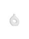 Soulworks Διακοσμητικό Βάζο Πήλινο Origen White Φ30xΥ33cm