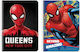 Must Team Spiral Notebook Ruled A4 60 Sheets 2 Subjects Spiderman 1pcs (Μiscellaneous Designs)