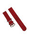 Diloy Straps Fabric curea Benzile Nato Roșu 18mm