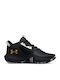 Lockdown 6 Kids Sports Shoes Basketball with Laces Black