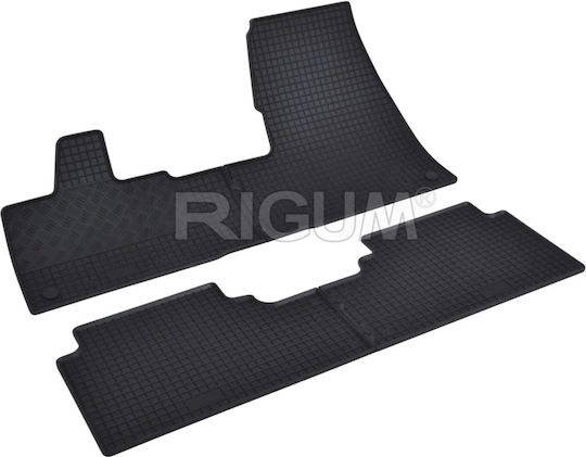 Rigum Комплект Предни и Задни Постелки 4бр от Маркуч за BMW i3 2013-2022 Черни