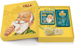 Cella Aloe Organic με Shaving Cream Aloe Vera 150ml, Aftershave Aloe Vera 100ml & Shaving Brush