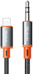 Mcdodo Braided 3.5mm to Lightning Cable Μαύρο 1.2m (CA-0780)