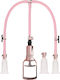 Shots Medium Triple Pump Set for Clitoris & Nipples Pink