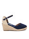 Platforme Dama Tip Espadrile Albastru Marin