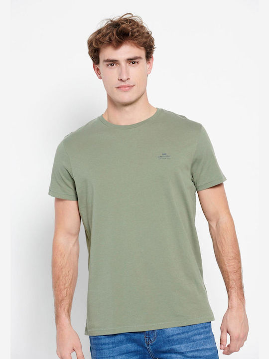 Funky Buddha Men's Short Sleeve T-shirt Khaki