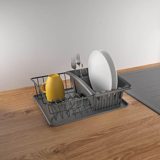 Metaltex Aquatex Plus Lava Sink Strainer Plastic Black 35x30x12cm