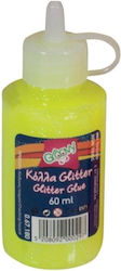 Groovy Κόλλα Glitter Κίτρινη 60ml