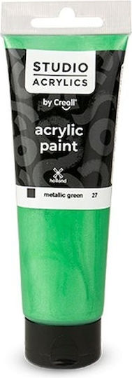 Creall Ακρυλικό Χρώμα Ζωγραφικής 27 Metallic Green 120ml