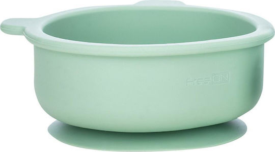 FreeOn Baby Food Bowl made of Silicone Green