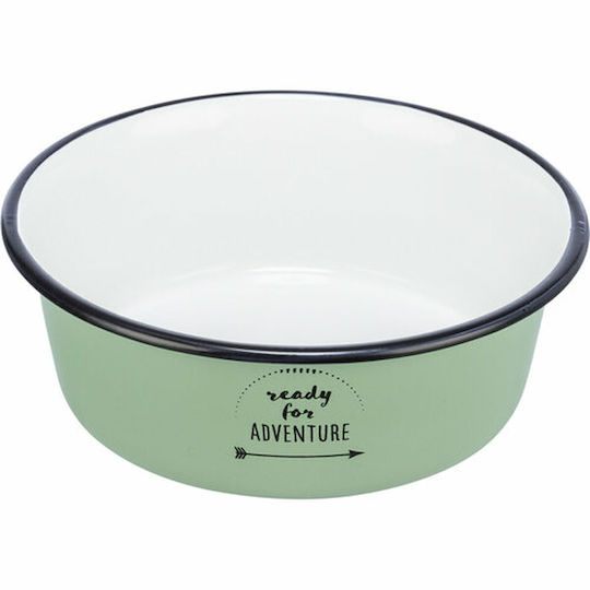 Trixie Edelstahl Schalen Futter & Wasser für Hund & Katze 1.9lt 21cm in Grün Farbe