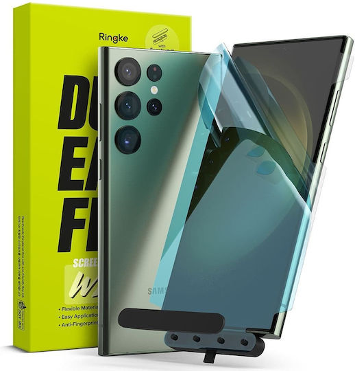 Ringke Dual Easy 2-pack Защитен екран 2бр Черен (Galaxy S23 Ultra)