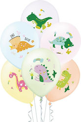 6 Dinosaur Balloons 30cm
