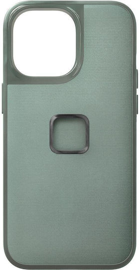 Peak Design Peak Design Everyday Stoff Bumper Silikon Leder 2mm mit Nackenriemen Wasserdicht Grünes (iPhone 14 Pro Max)